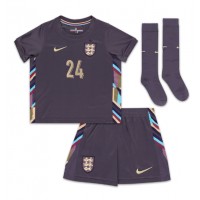 Camiseta Inglaterra Cole Palmer #24 Segunda Equipación Replica Eurocopa 2024 para niños mangas cortas (+ Pantalones cortos)